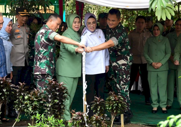 Peluncuran program TNI AD Manunggal Air di Palembang. (ist/rmolsumsel.id)
