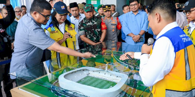 Groundbreaking Stadion Teladan Medan/RMOLSumut
