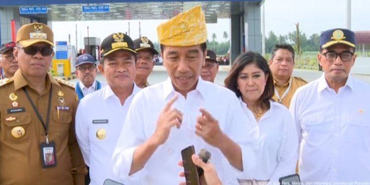 Presiden Joko Widodo (Jokowi) di Kabupaten Batubara, Sumatera Utara, Rabu (7/2)/Rep