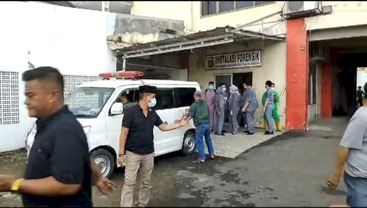 Instalasi Forensik RS Bhayangkara Mohammad Hasan Palembang tempat jenzah korban tawuran dilakukan pemeriksaan . (Fauzi/RMOLSumsel.id)