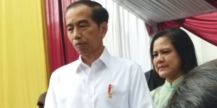 Presiden Joko Widodo dan istri, Iriana/RMOL