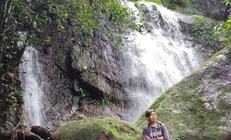 Air Terjun Empat Sekawan di Desa Niur yang bagus untuk dikunjungi. (Handout)