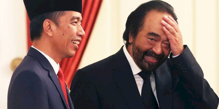 Presiden Joko Widodo dan Ketua Umum Partai Nasdem, Surya Paloh/Net