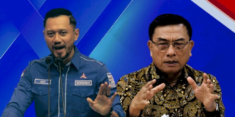 Agus Harimurti Yudhoyono (AHY) dan Moeldoko/Ist