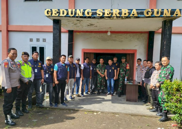 Polres Musi Rawas menerjunkan Tim Landak Satreskrim dan Tim Eagle Sat Narkoba untuk membackup pengamanan PPK di dua Kecamatan.(Handout)