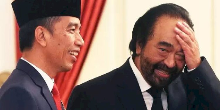 Presiden Joko Widodo dan Ketua Umum Partai Nasdem, Surya Paloh/Net
