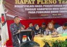Rekap Penghitungan Suara Tingkat Kabupaten, KPUD Muratara Gelar Pleno Terbuka 