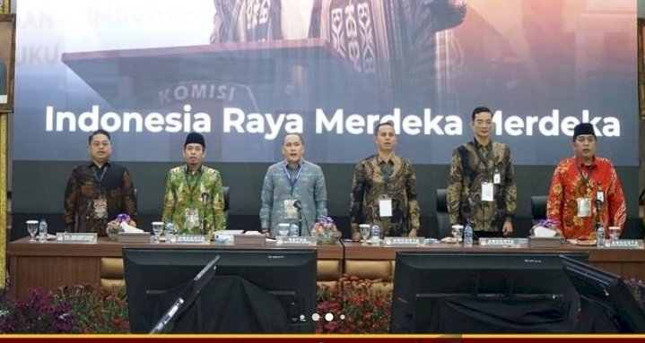  Penghitungan perolehan suara dan penetapan hasil Pemilihan Umum (Pemilu) serentak tahun 2024 tingkat Provinsi Sumatera Selatan (Sumsel) dimulai ,Rabu (6/3).(Handout)