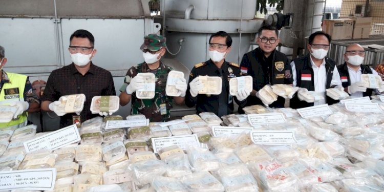 Ribuan milk bun asal Thailand yang disita Bea Cukai di Bandara Soekarno-Hatta/Ist