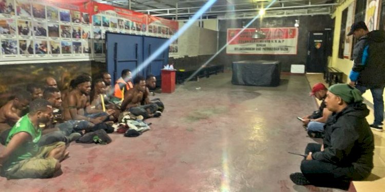 Belasan orang diamankan usai serangan di KPUD Jayawijaya, Papua/Ist