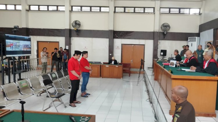 Majelis Hakim Pengadilan Negeri Palembang membacakan vonis hukuman mati terhadap dua terdakwa pembunuhan adik Bupati Muratara/ist