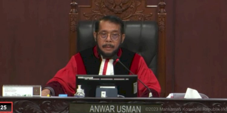 Hakim Konstitusi Anwar Usman/Net