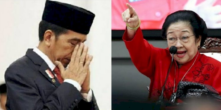 Kolase Presiden Joko Widodo (Jokowi) dan Ketua Umum PDI Perjuangan Megawati Soekarnoputri/RMOL