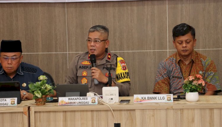 Polres Lubuklinggau menggelar rakor kesiapan lebaran beberapa hari lalu. (ist/rmolsumsel.id)