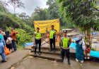 Jumlah Pengunjung Meningkat, Polres Muara Enim Perketat Pengamanan Air Terjun Bedegung