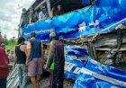 Bus Putra Sulung Dihantam Kereta Api di OKU Timur, Sopir hingga Kernet Menghilang