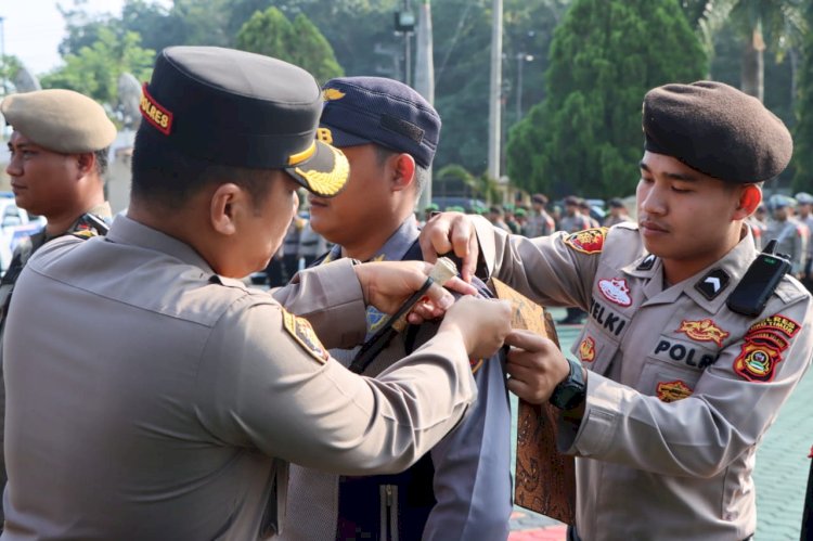 Kapolres OKU Timur, AKBP Dwi Agung Setyono melepas pasukan dalam Ops Ketupat 2024/ist