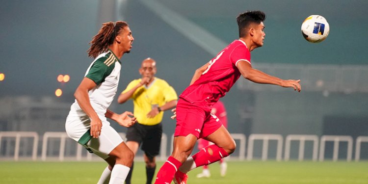 Tim U-23 Indonesia kalah 1-3 dari Arab Saudi U-23 dalam laga uji coba di Dubai, Uni Emirat Arab, Sabtu dinihari WIB (6/4)/PSSI
