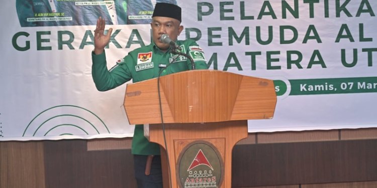 Ketua Umum Pimpinan Pusat Gerakan Pemuda Al Washliyah (PP GPA) Aminullah Siagian/Ist