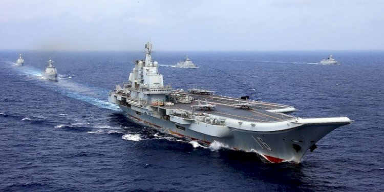 Kapal induk China yang kerap beroperasi di sekitar Taiwan/ist