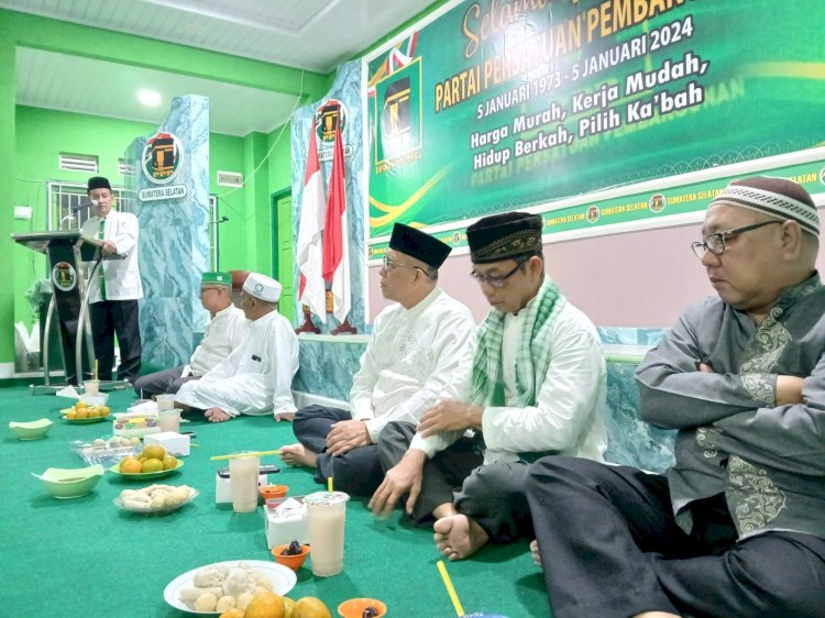 Doa dan buka puasa bersama yang digelar DPW PPP Sumsel. (ist/rmolsumsel.id) 