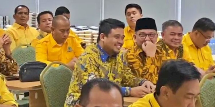 Wali Kota Medan Bobby Nasution hadir dalam acara pengarahan bakal calon kepala daerah Partai Golkar di kantor DPP Golkar, Jalan Anggrek Nelly Murni, Palmerah, Jakarta Barat pada Sabtu (6/4)/Ist