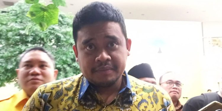 Bobby Nasution di kantor DPP Golkar, Jalan Anggrek Neli Murni, Slipi, Jakarta Barat pada Sabtu (6/4)/RMOL