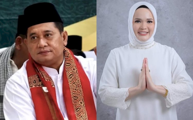 Pasangan calon Bupati dan Wakil Bupati Banyuasin, H Askolani-Netta Indian/ist