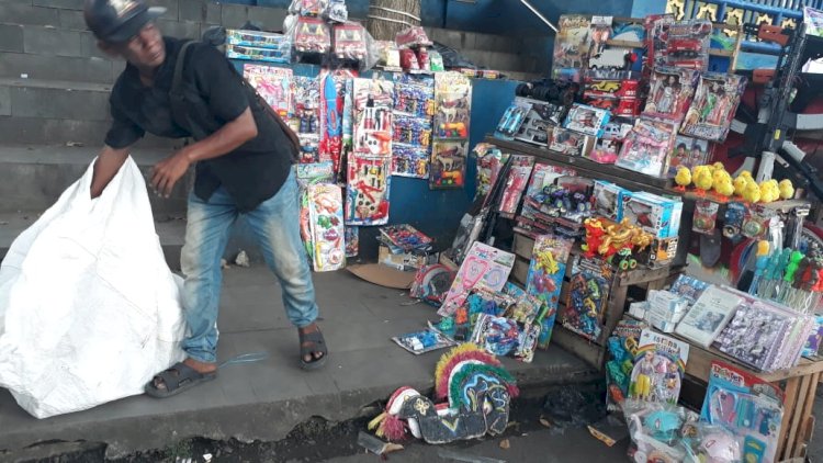 Penjual mainan anak-anak di Lubuklinggau raup omset jutaan rupiah/ist