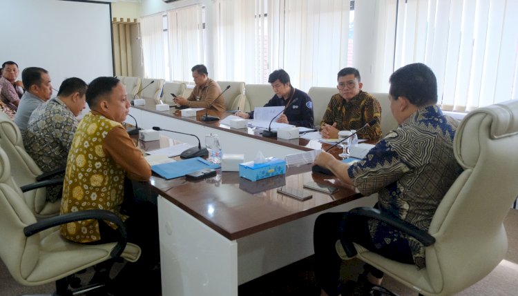 Pemerintah Kabupaten Musi Banyuasin (Muba) menggelar rapat pembahasan Pengelolaan Barang Milik Negara (BMN) di Kantor Pelayanan Pajak Pratama Sekayu/ist