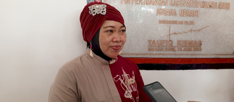 Ketua Persatuan Wanita Olahraga Seluruh Indonesia (Perwosi), Dessi Puspa Asni. (noviansyah/rmolsumsel.id)