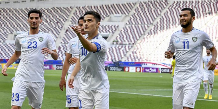 Tim U-23 Uzbekistan menjadi lawan Garuda Muda di babak semifinal usai mengalahkan Arab Saudi 2-0/Net