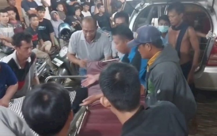 Seorang pria tewas tenggelam saat mencari ikan didalam Sungai Barata Kabupaten Musi Rawas. (ist/rmolsumsel.id)