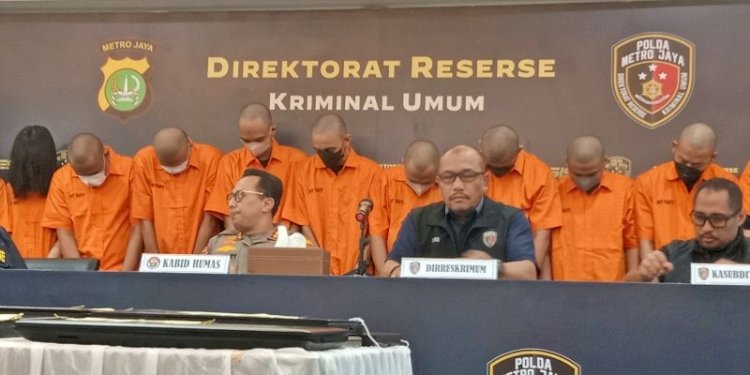 Subdit Reserse Mobile (Resmob) Direktorat Reserse Kriminal Umum Polda Metro Jaya berhasil menangkap 11 pelaku penyedia judi online/RMOL
