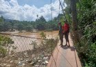 Banjir di STL Ulu Terawas, Jembatan Gantung dan Pagar Sekolah Rusak Berat 
