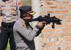 Kapolres Muratara Pimpin Apel dan Latihan Menembak Anggota