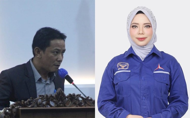 Politisi PKB Lahat, Andriansyah (kiri) dan Politisi Demokrat,  Nanda. (ist/rmolsumsel.id)