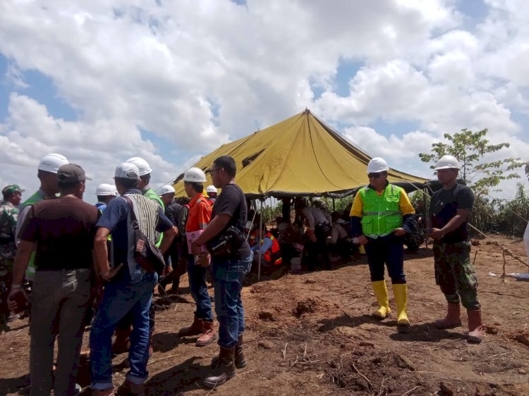 Pemilik lahan di ataran Bintan Pelawi desa Keban Agung Kecamatan Lawang Kidul bersitegang dengan pihak perusahaan (ist/rmolsumsel.id)