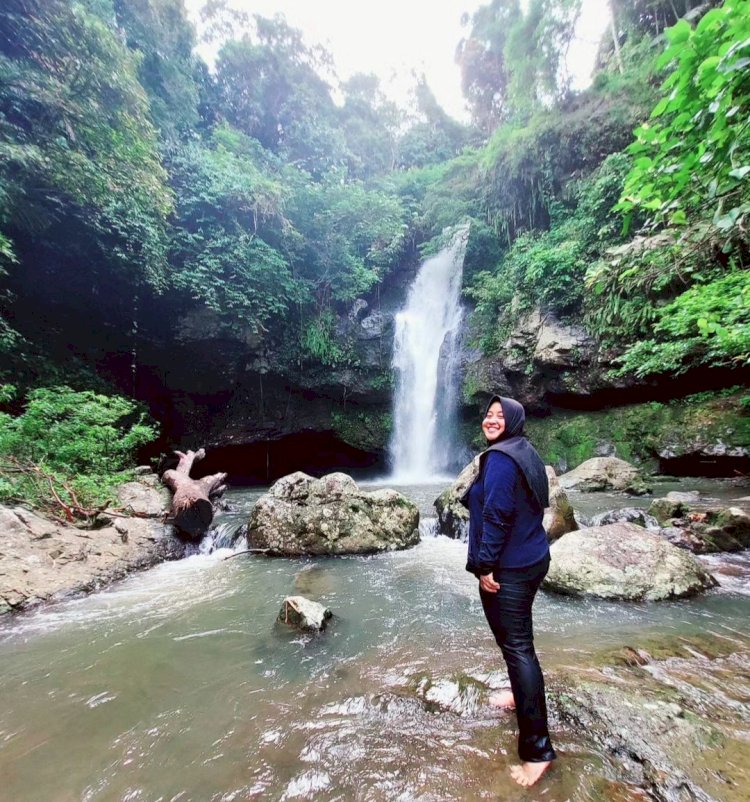 Air Terjun Curug Tinggi di Kecamatan Selangit, Musi Rawas. (ist/rmolsumsel.id) 