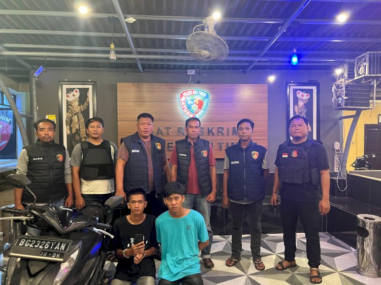 Dua pelaku begal berhasil amankan polisi/ist