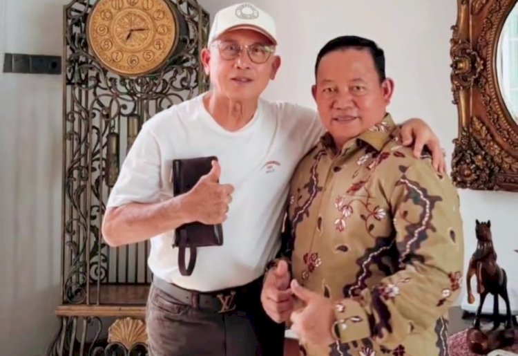 Bakal calon Wakil Wali Kota Lubuklinggau sowan ke mantan Wali Kota Lubuklinggau pertama yakni H Riduan Effendi/ist