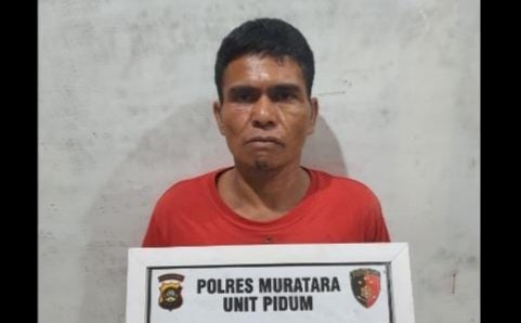 Tersangka diamankan di Polres Muratara/ist