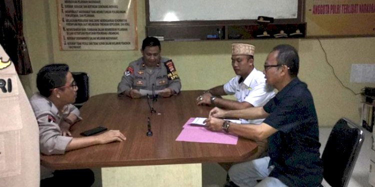 Panji Nugraha AB, didampingi penasihat Hukum, Gunawan Pharrikesit/Istimewa