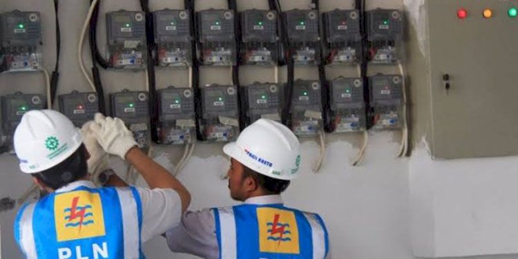 Petugas PLN. (ist/rmolsumsel.id)
