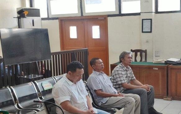 Tiga terdakwa korupsi dana hibah Bawaslu OKU Timur yang merugikan negara sebesar Rp 4,6 miliar divonis bersalah oleh majelis hakim Pengadilan Tipikor Palembang/ist