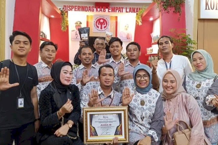 Pemkab Empat Lawang raih juara 3 stand terbaik/ist