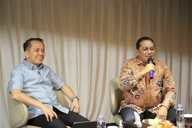 Pj Gubernur Sumsel, Agus Fatoni dan Pj Bupati Sumedang Yudia Ramli. (ist/rmolsumsel.id) 
