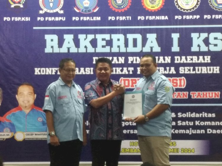 Rakerda KSPSI. (ist/rmolsumsel.id)