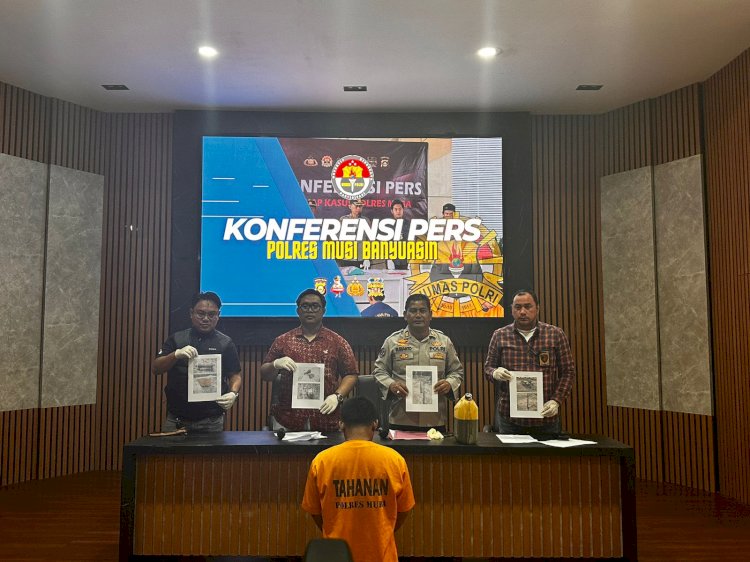 Tim gabungan Subdit IV Tipidter Ditreskrimsus Polda Sumsel dan unit 2 Pidsus Satreskrim Polres Musi Banyuasin (Muba) akhirnya berhasil menangkap pelaku pemilik sumur minyak ilegal yang menyebabkan 1 orang meninggal dunia.(ist/rmolsumsel.id)