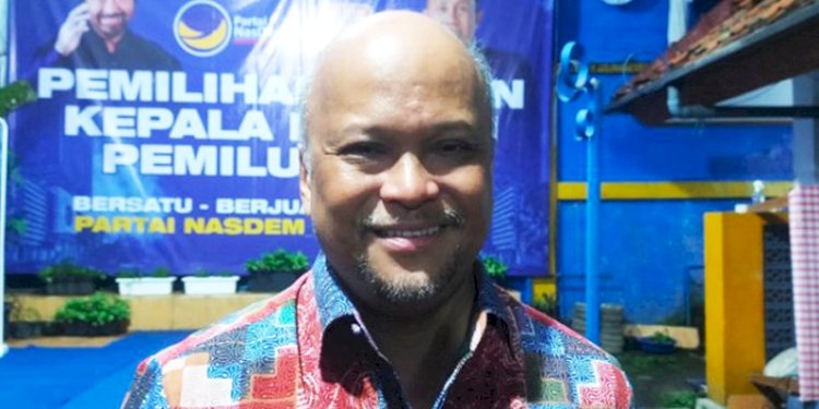 Ilham Akbar Habibie saat menghadiri acara terkait Pilkada 2024, di Kantor DPW Partai NasDem Jabar/RMOLJabar
